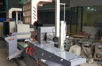 Máy cắt nhôm 2 đầu công nghệ Italia